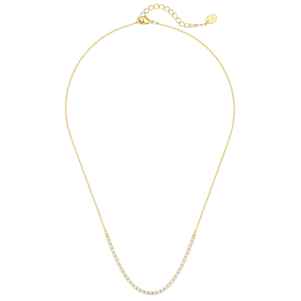 Unwritten‎ Gold and Silver Necklace with Sparkling Accents